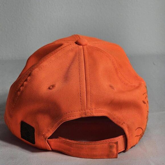 Hunter Blaze Orange Hat Dri-Duck Traders High Visibility W/ Lawn Business Logo - Picture 4 of 8